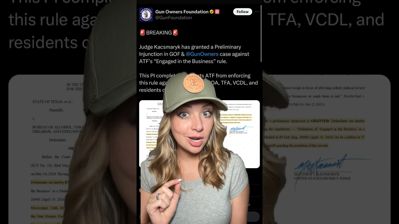 GOA UPDATE In ATF’s “Engaged in the Business” Rule #2ndamendment #shortsvideo #shortsfeed #shorts