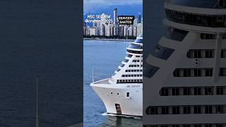 MSC SEAVIEW  ship  Santos cruise  navio  cruzeiro Buzios  @cruzeiros2025 #cruise  insta360  #shorts