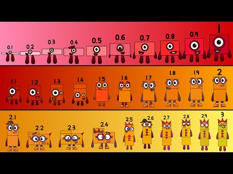 Sprunki OC Numberblocks Band Tenths 1,2,3 | Compilation Incredibox #sprunki #incredibox #numberblock