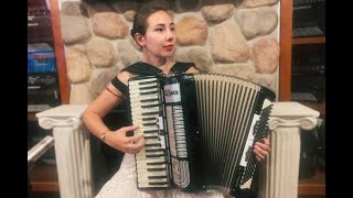 Video thumbnail for 6475 - Black Gretsch La Tosca Victoria III Piano Accordion LM 41 120 $799 by Liberty Bellows