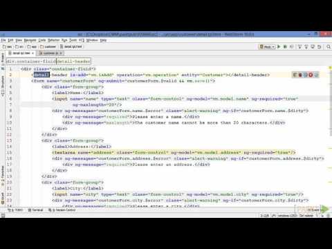 Learning Web Development with the MEAN Stack Editing a Customer | packtpub com
