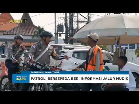 PATROLI BERSEPEDA POLRES PASURUAN DALAM OPS KETUPAT SEMERU 2025