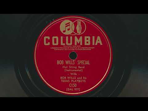 BOB WILLS Bob Wills' Special (1940) Hot String Band Instrumental - 78 RPM Record