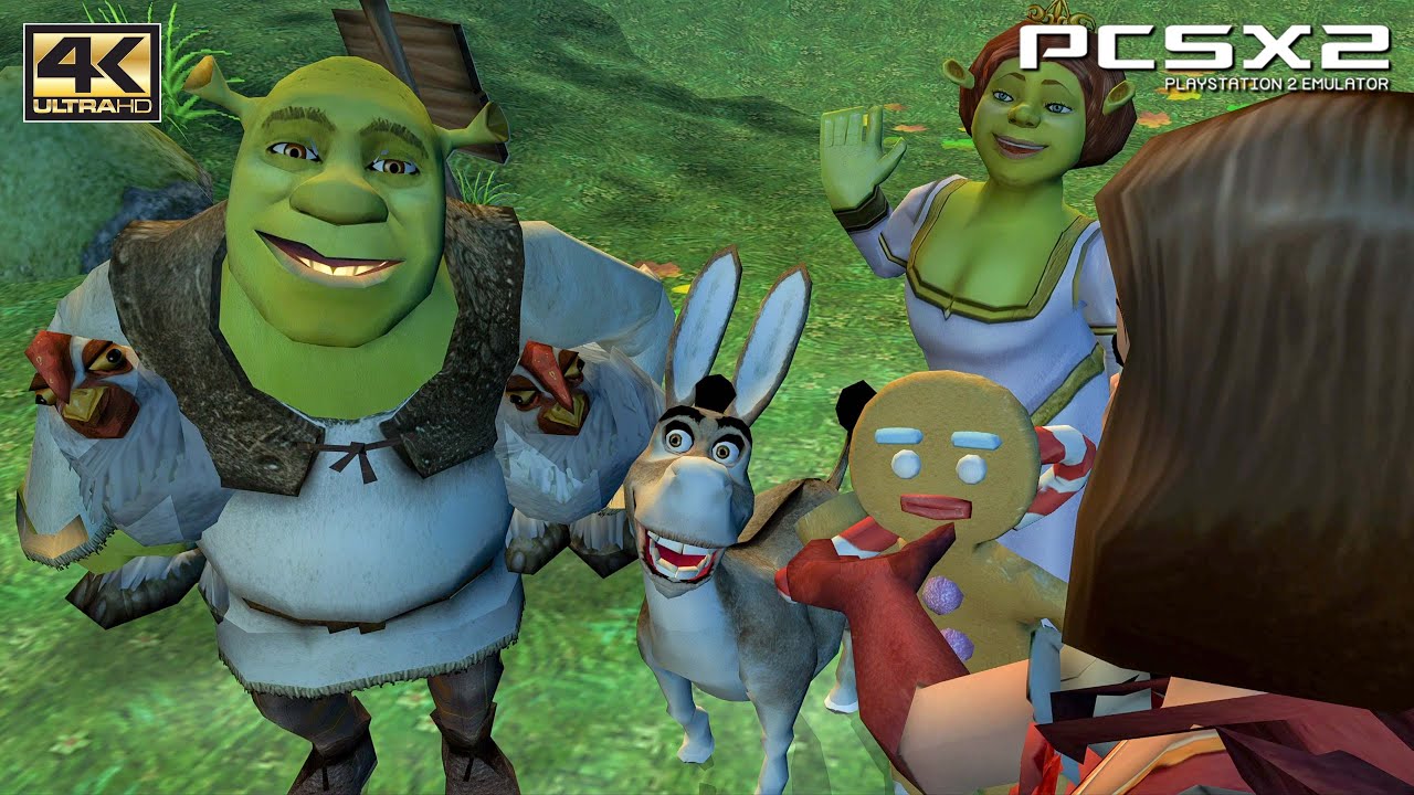 Shrek 2 - PS2 Gameplay 4k 2160p / 50 FPS / HD Textures (PCSX2)