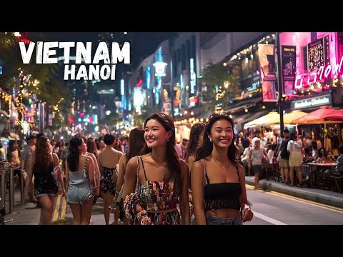 🇻🇳 Hanoi Saturday Night Madness - Crowded Streets and Lively Nightlife | 4K HDR HANOI WALKING TOUR