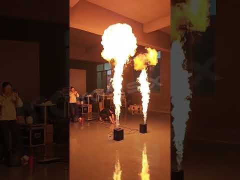 Do you see the difference between MOKA SFX single head flamethrower and 2 head flamethrower?#shorts