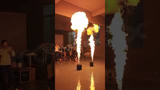 Do you see the difference between MOKA SFX single head flamethrower and 2 head flamethrower?#shorts