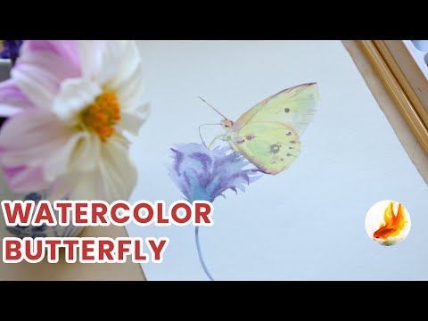 #34 Easy Watercolor Butterfly Painting Tutorial for All Skill Levels | watercolor butterfly 4