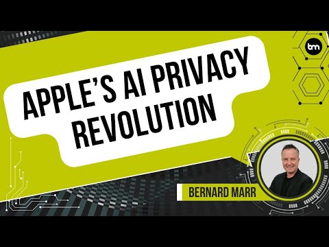 Why Apple Intelligence Sets A New Gold Standard For AI Privacy