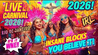 🟢 AO VIVO IRL: 👑🎭🇧🇷 AO VIVO DO SAMBÓDROMO E DOS BLOCOS RUA 🔥 O RIO ESTÁ PEGANDO FOGO! #rj