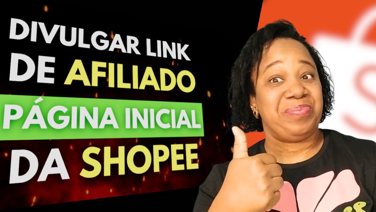 Como compartilhar seu link de afiliado da PÁGINA INICIAL DA SHOPEE?