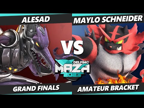 Delfino Maza 2023 GRAND FINALS - AleSad (Ridley) Vs. Maylo Schneider (Incineroar, Pac-Man) SSBU