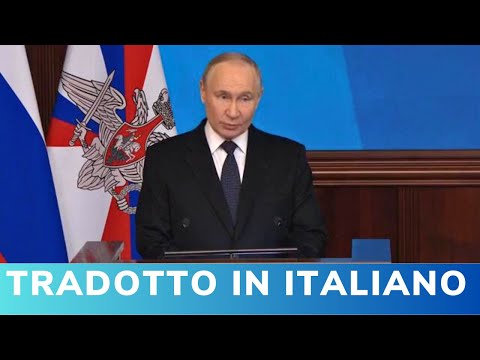 Putin: “La Russia rafforzerà l’esercito” | Collegio Difesa, bilancio 2025 e piani 2026 (integrale)