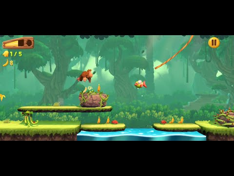 Banana Kong 2 (by FDG Entertainment) - free offline runner game for Android and iOS