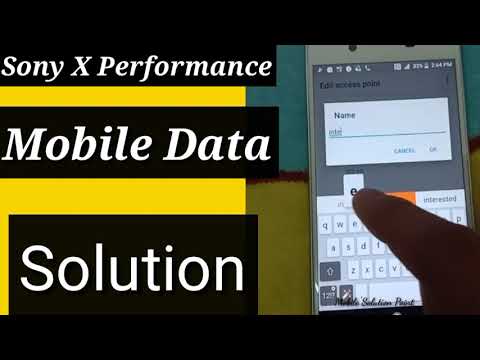 Sony X PERFORMANCE Network Problem Solve ||4g Sim Network not Available solution|| #Network #Solve