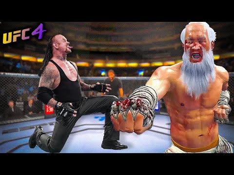 Old Bruce Lee vs. Undertaker - EA Sports UFC 4 - Rematch