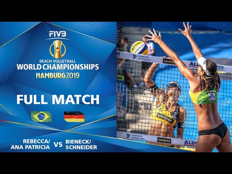 Ana Patricia/Rebecca vs. Bieneck/Schneider - Full Match | Beach Volleyball World Champs Hamburg 2019