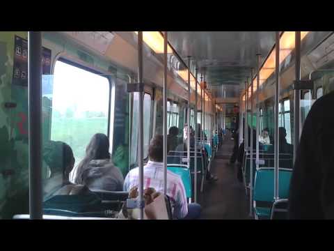 RET Metro Type T (5218) rit op Lijn C tussen Capelle Centrum en Voorschoterlaan