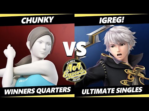 4o4 Smash Night 51 Winners Quarters - Chunky (Wii Fit Trainer) Vs. iGreg! (Robin) SSBU Ultimate