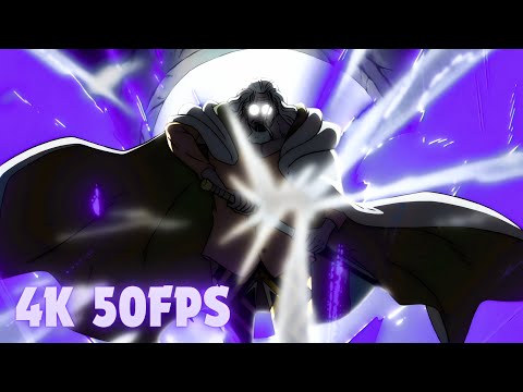 Silvers Rayleigh saves Boa Hancock [4K 50FPS] Rayleigh vs Blackbeard | One Piece Episode 1088