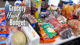 UNDER BUDGET GROCERY HAUL // FAMILY OF 4 // CLEANING MOM