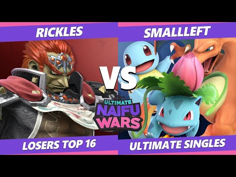 Naifu Wars 13 Top 16 Losers - HPT | Rickles (Ganondorf) Vs. Smallleft (Pokemon Trainer) SSBU Singles