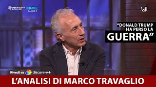 Travaglio: "Trump ha perso la guerra. L'attacco al Papa? Serve a nascondere il vuoto dei risultati"