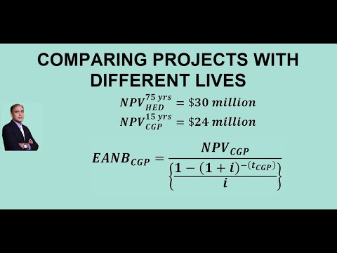 Comparison of Projects with Different Lives