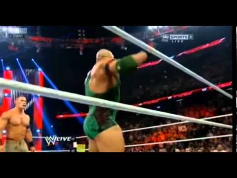 Ryback attack John Cena raw 08/04/2013 (Ryback turns hell) HD