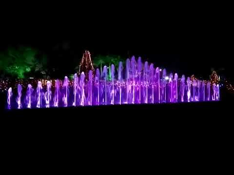 Musical water fountain