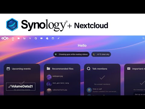 10 Minute Install of Nextcloud on a Synology NAS (Container Manager / Docker Compose / MariaDB)