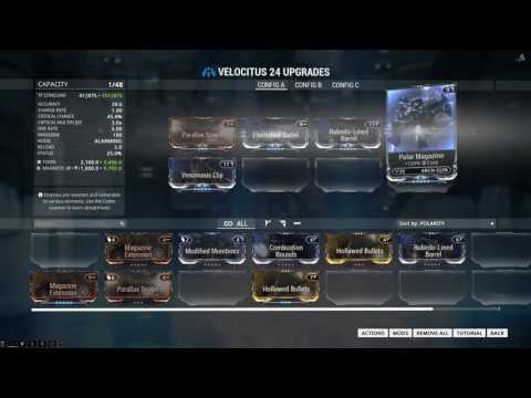 Warframe Velocitus Orokin Catalyst