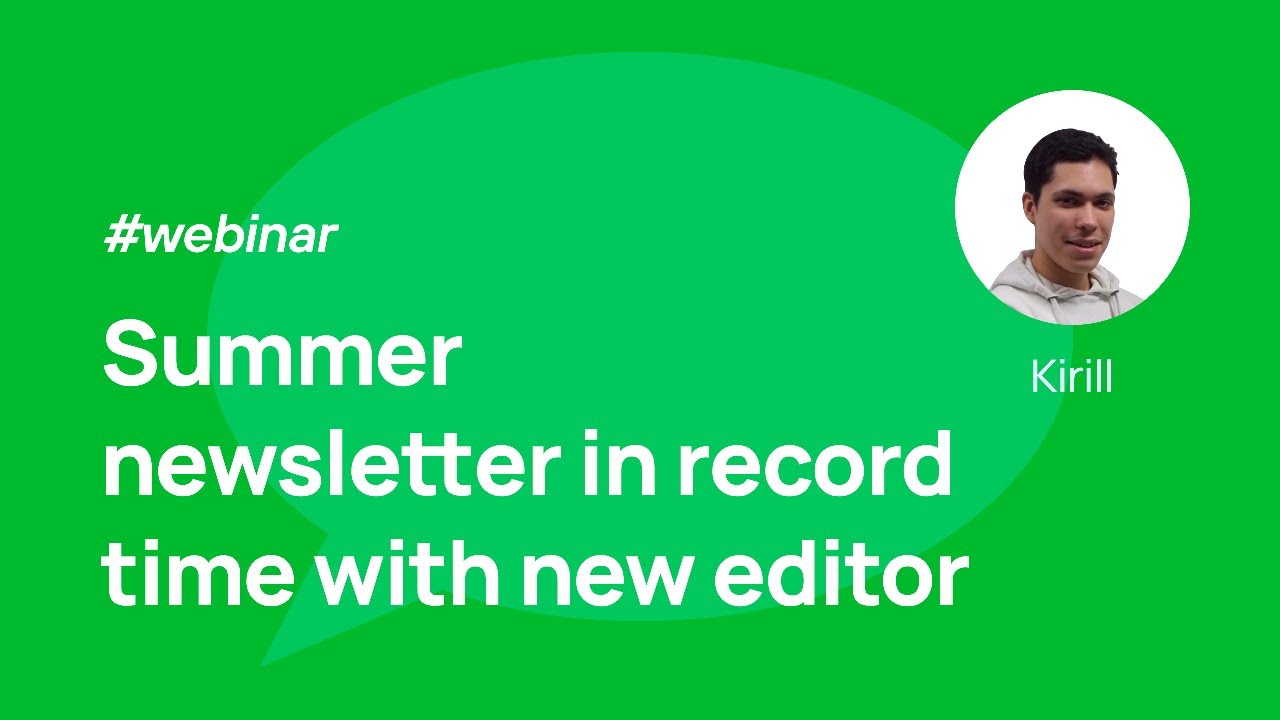 Navigieren im neuen Editor: So erstellen Sie ansprechende Sommer-E-Mails