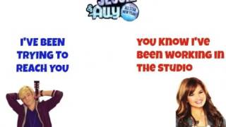 Austin and Jessie and Ally Face to Face (Lyrics Video)