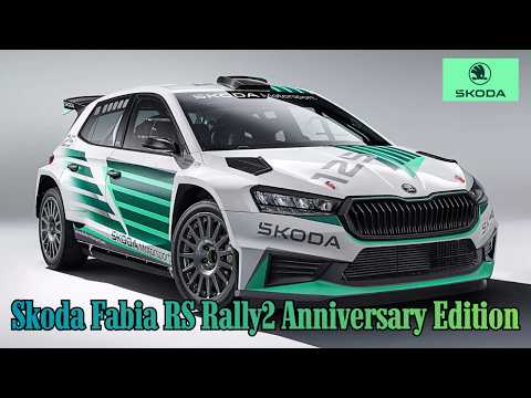The Ultimate Celebration of Speed! 🏁🏆 | Skoda Fabia RS Rally2 Anniversary Edition: 125 Years