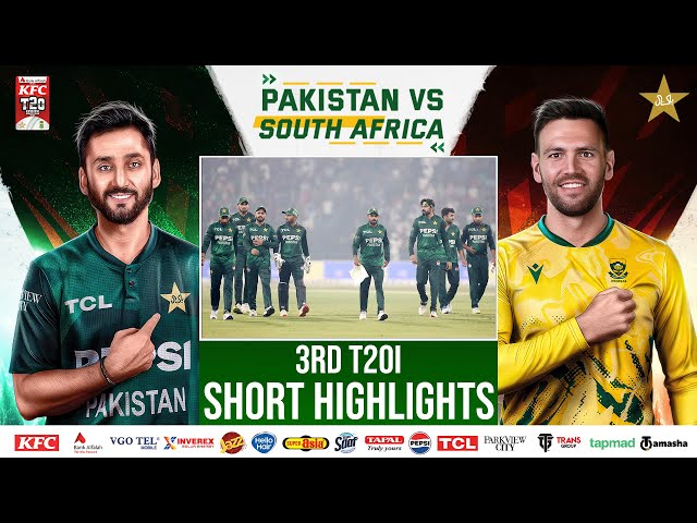 Short Highlights | Pakistan vs South Africa T20I Series | 3rd T20I | PCB | M2R1U