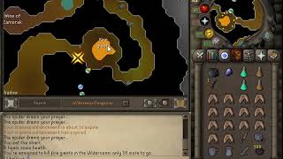 OSRS Wilderness slayer: Safespotting Fire Giants with cannon