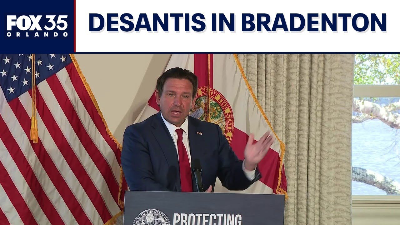 Bildquelle: Gov. DeSantis remarks on immigration and Cuba von FOX 35 Orlando