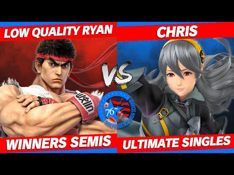 IHS Smash Universe - Low Quality Ryan (Ryu, Pyra/Mythra) Vs. Chris (Kirby, Corrin) Winners Semis