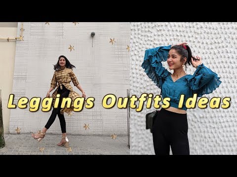 Outfits with Plain Leggings Ideas | SONIA