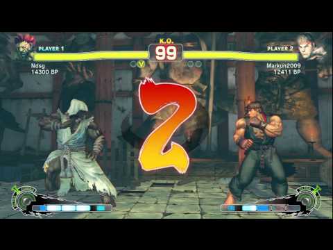 SSF4: Fujino (Akuma) VS Markun (Ryu)