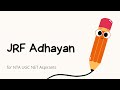 Crack UGC NET with Jrf Adhayan