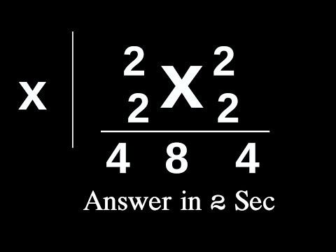 Vedic maths tricks - cross multiplication method - faster calculations
