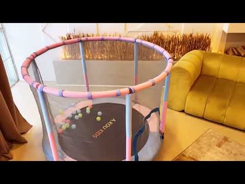 Обзор на Батут DFC A.KOU KIDS 55" (140 см) с сеткой