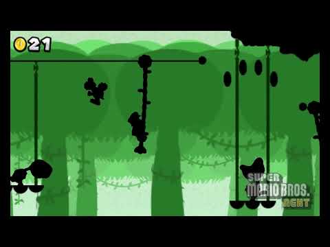 Super Mario Bros. Next - Silhouette Course Sneak Peek
