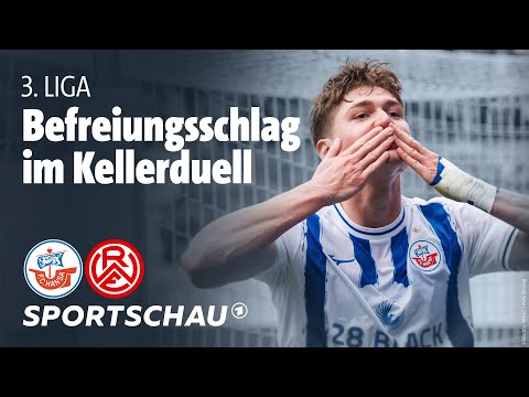 Hansa Rostock - Rot-Weiss Essen Highlights 3. Liga 12. Spieltag | Sportschau Fußball
