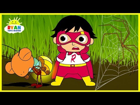 Ryan Shrinks in Bugs World| Cartoon Animation for Children!