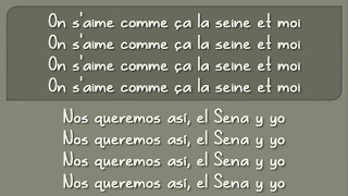 Vanessa Paradis  - La Seine CON LETRA (Español - Frances)