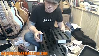 Video thumbnail for Bass Musician Magazine Reviews - RockBoard Pedalboards by Warwick by Bass Musician Magazine