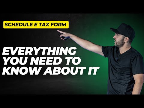 Schedule E Rental Property On Your Tax Return | Full Walk Through